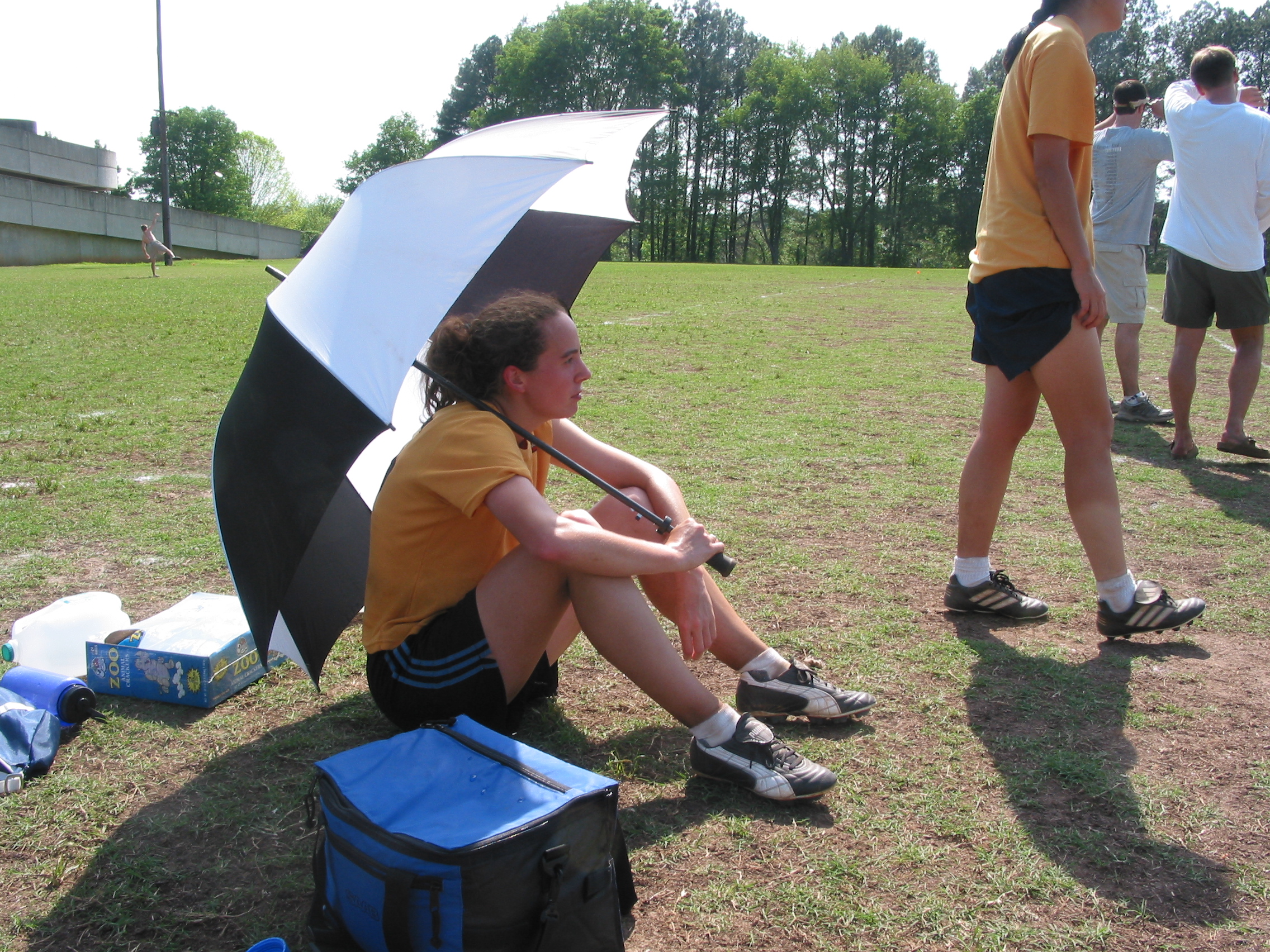 Phebe with the parasol