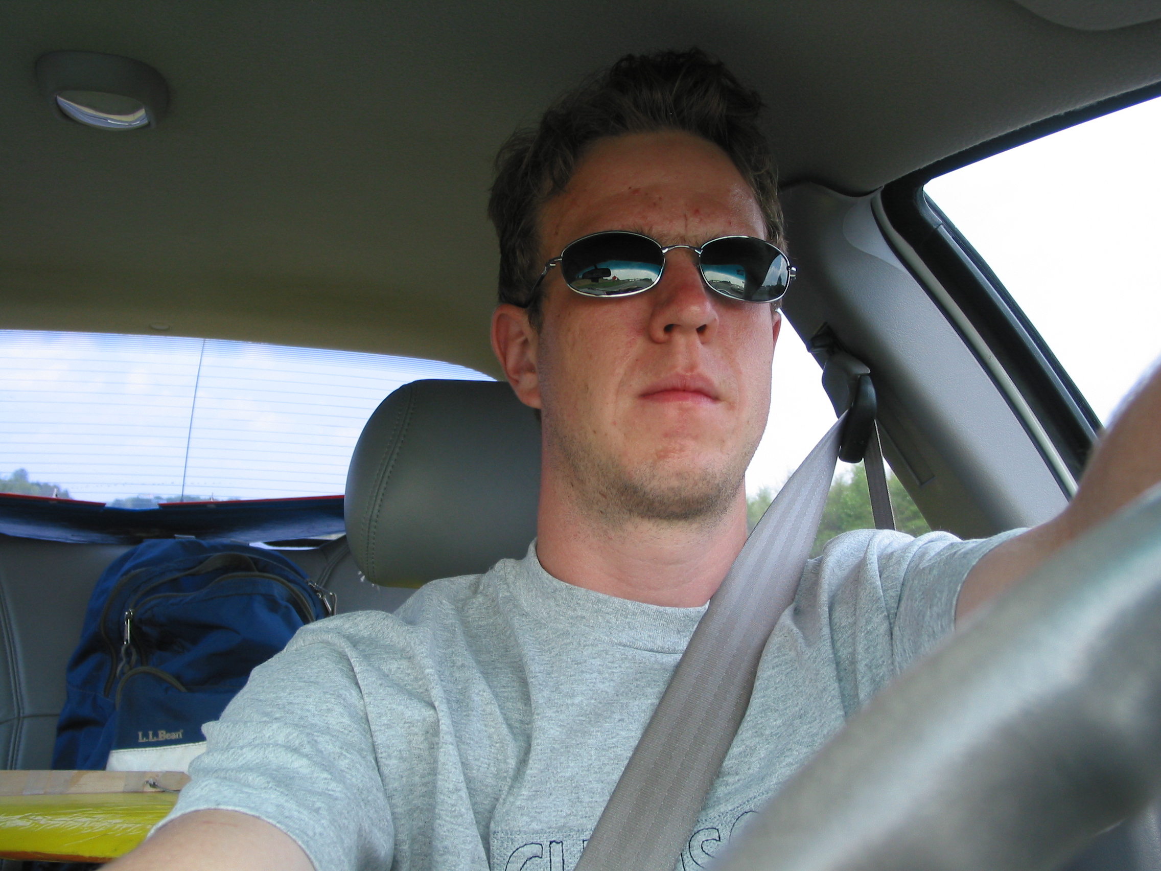 Peter, bored whilst driving