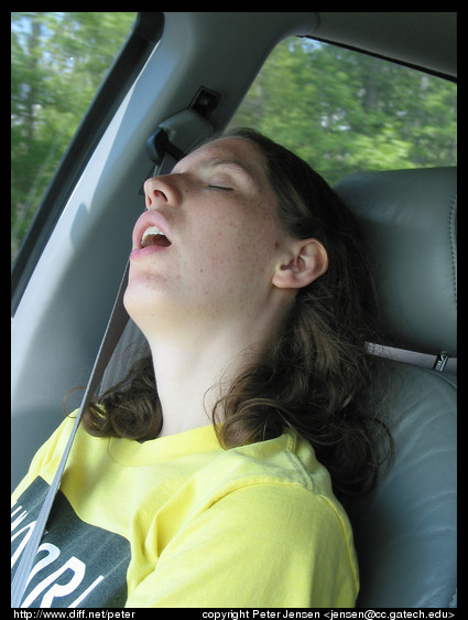 Blair, sleeping