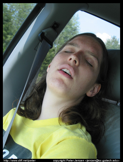 Blair, sleeping
