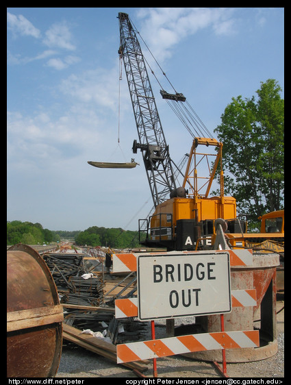 Bridge Out, boat out too?