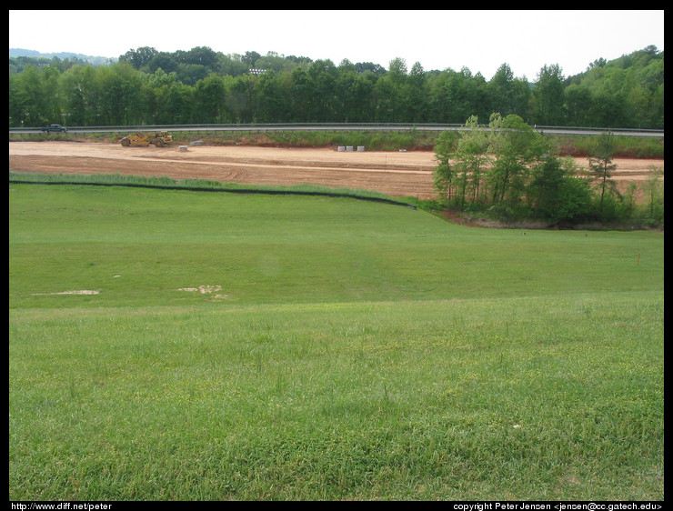 looking S from the levee