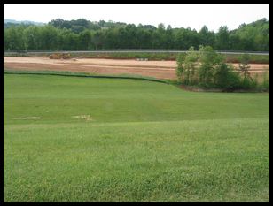 looking S from the levee
