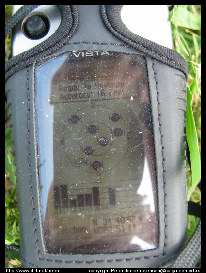 Garmin eTrex Vista, shot from where the above pics were taken