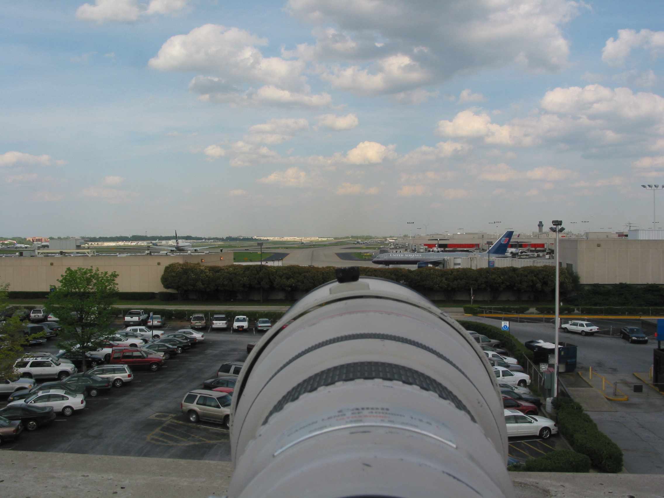 view over the top of the 400/2.8 and 1.4X