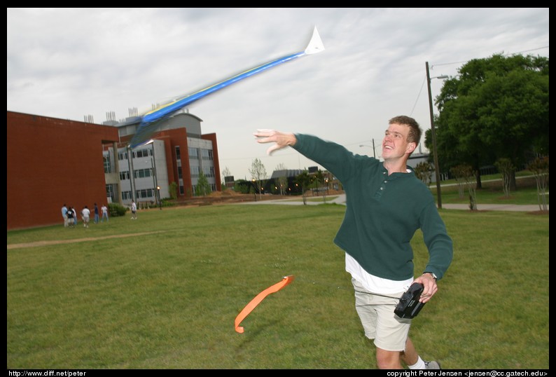 Peter launching