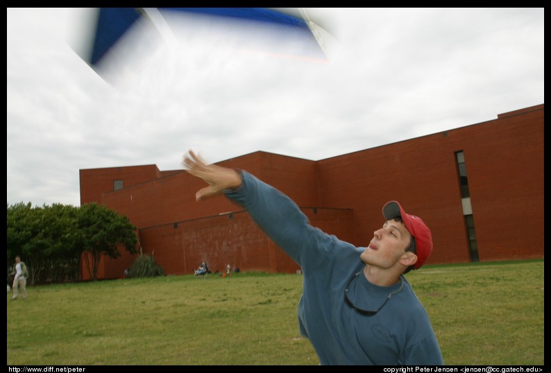 Charles launching (the tongue gives extra height)