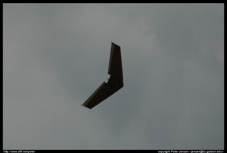 Zagi 400X in flight