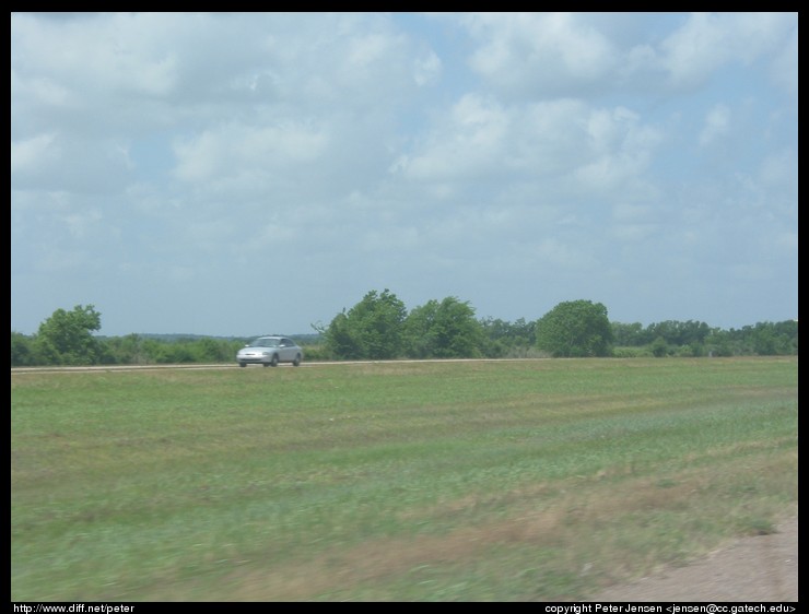 I think there was a landing strip there.