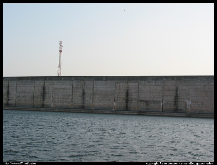 Mansfield dam (note the bird slope soaring)