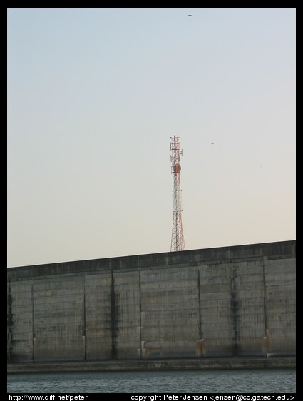 Mansfield dam (note the bird slope soaring)
