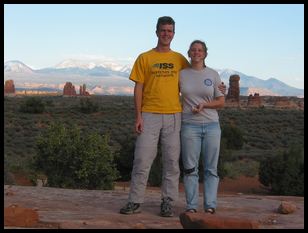 Peter and Ana at Arches