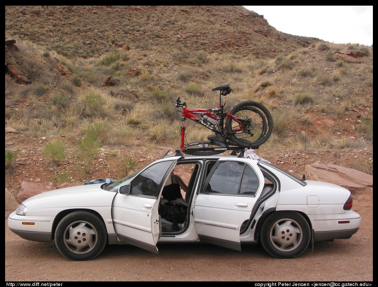 car with bikes