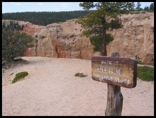 dangerous cliffs
