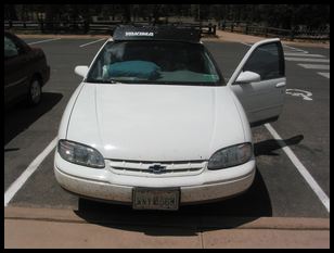 note the bugs down on the grill and license plate