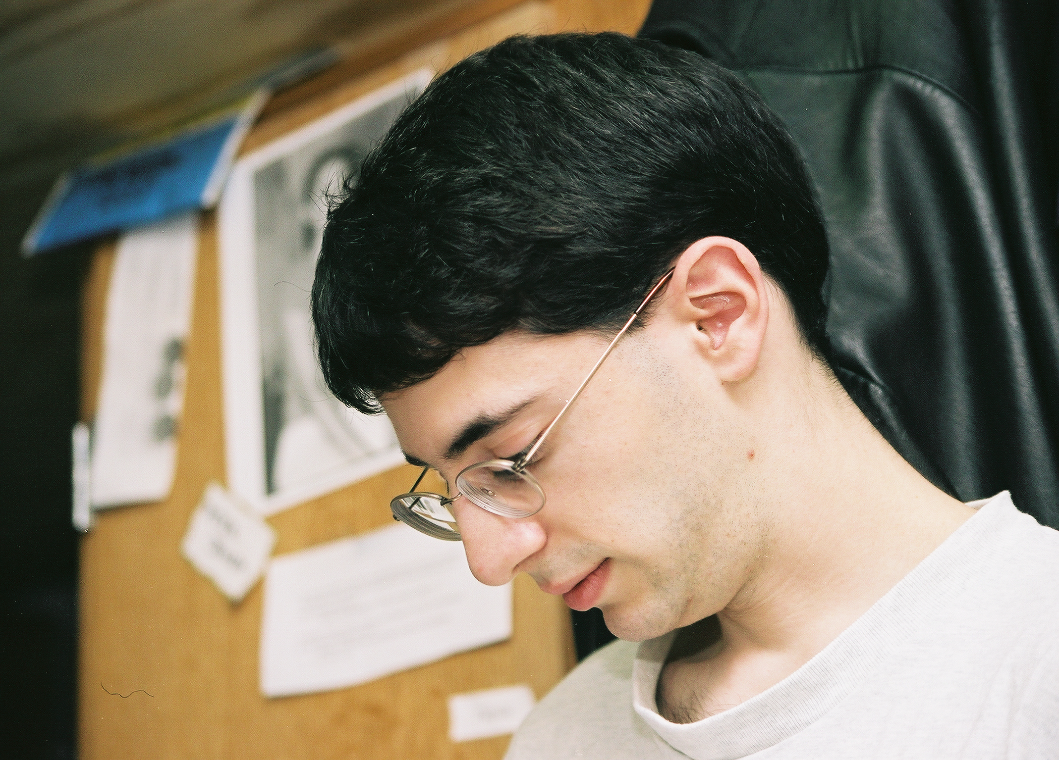 Jonathan reading something