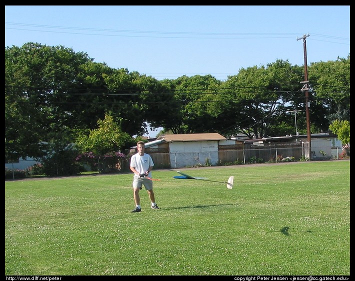 about to side-slip into a hand catch
