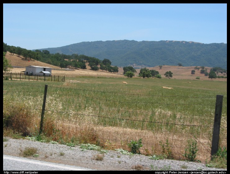 SBSS field viewed from the road