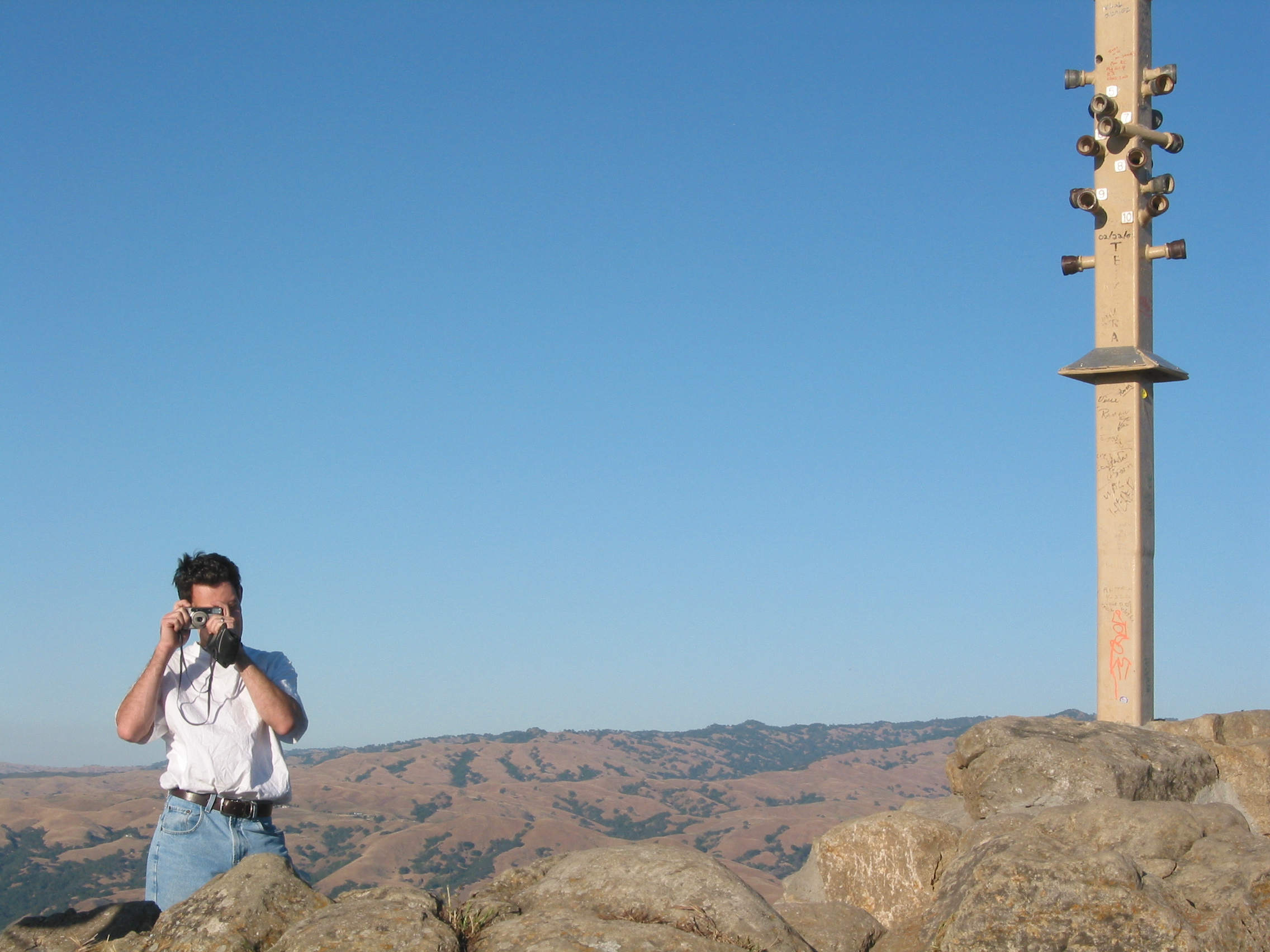 meta picture of Nathan and the neat sighting pole