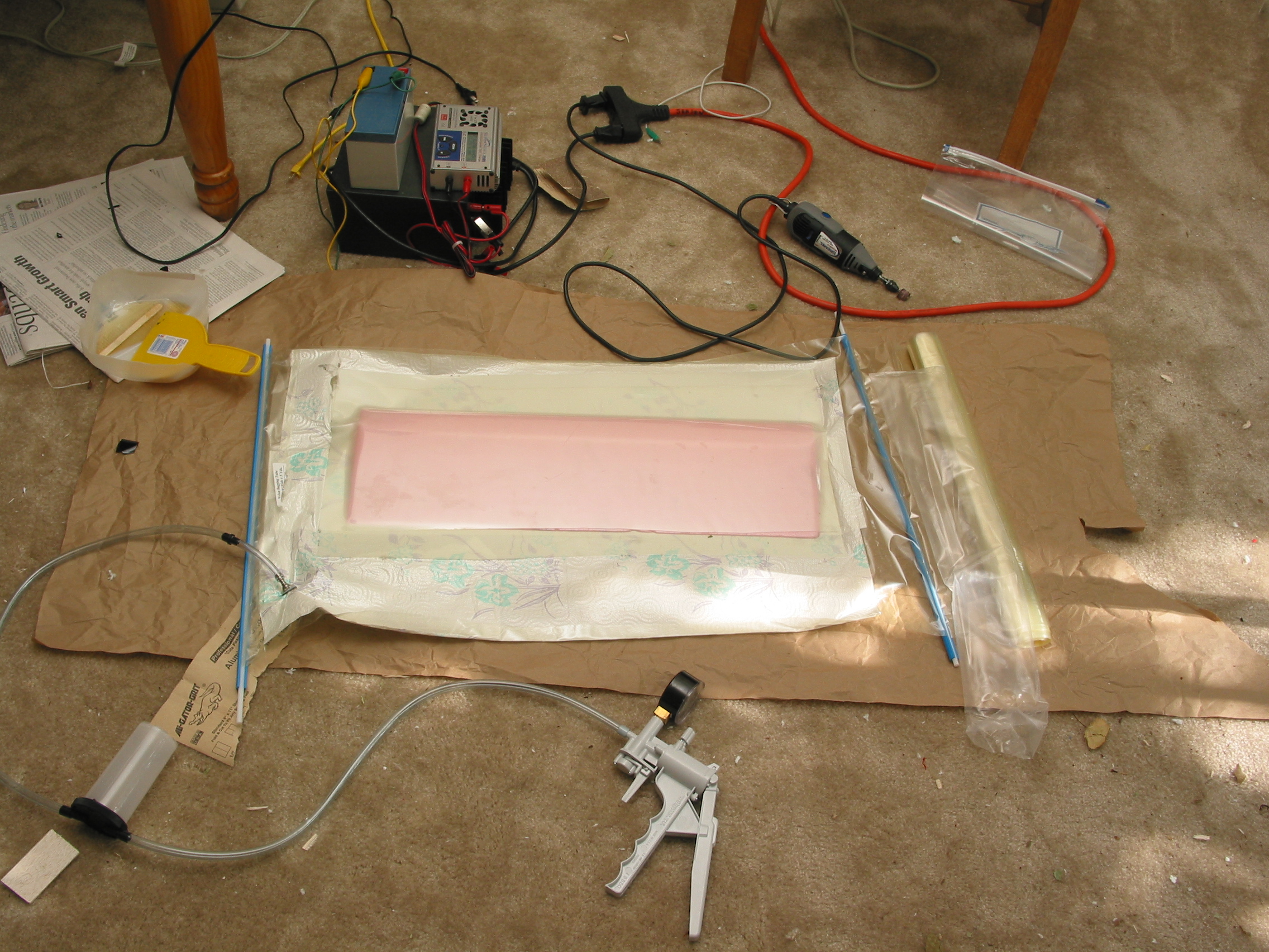 Terminator HLG center panel in bag