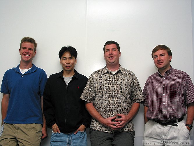 Peter, Alex, Trevor, and Roy