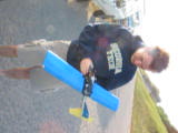 John holding some guy's MAD aircraft foamie