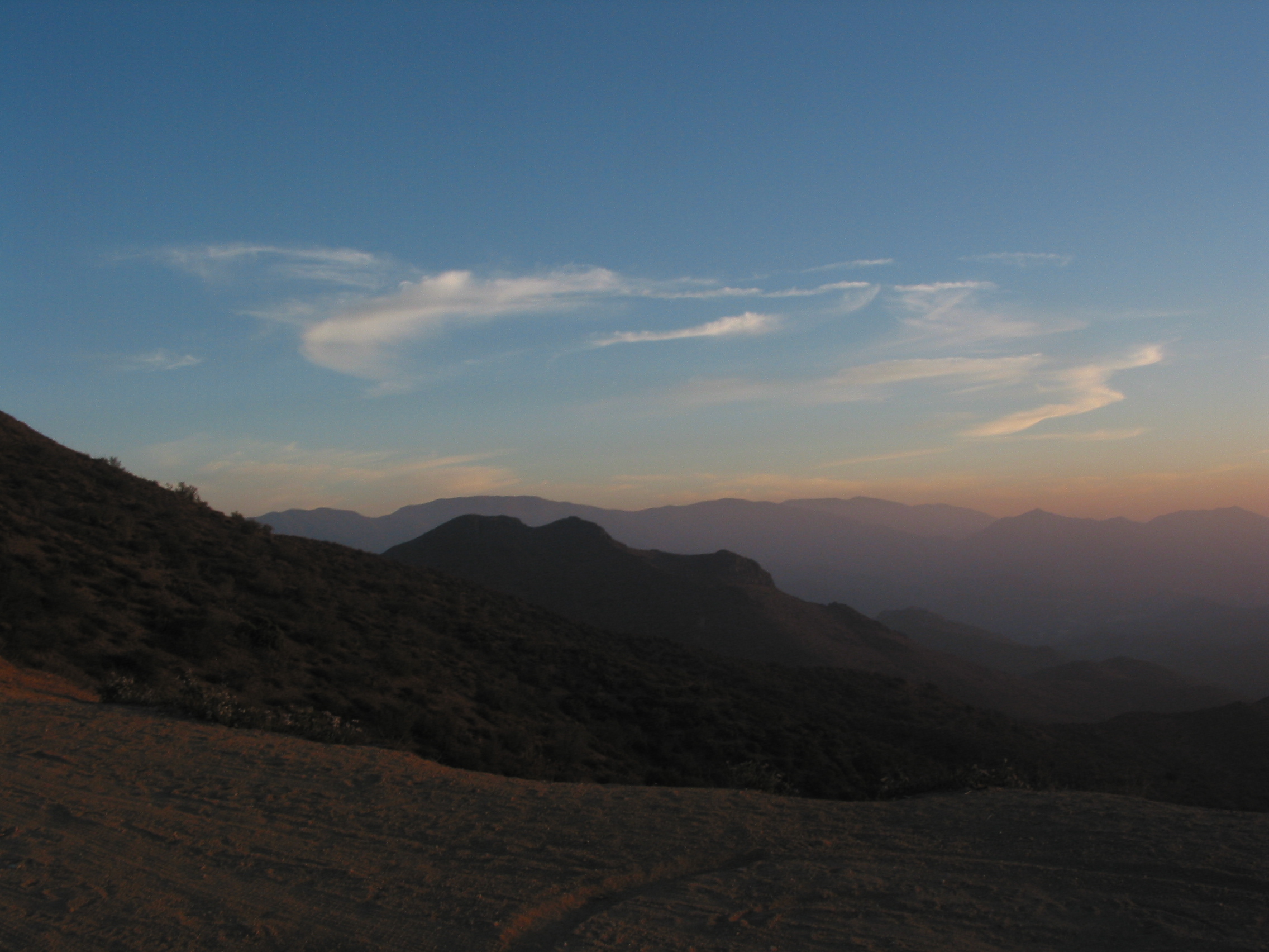 view out from ridge