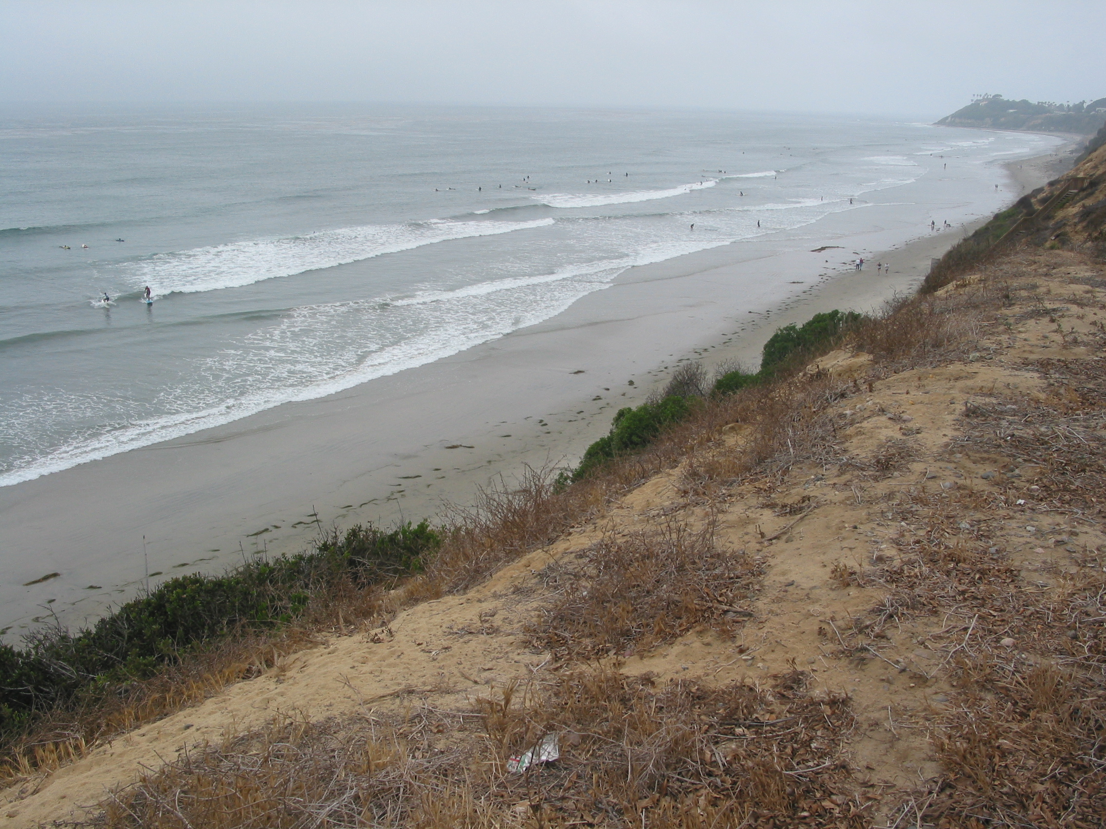 north from the campsite