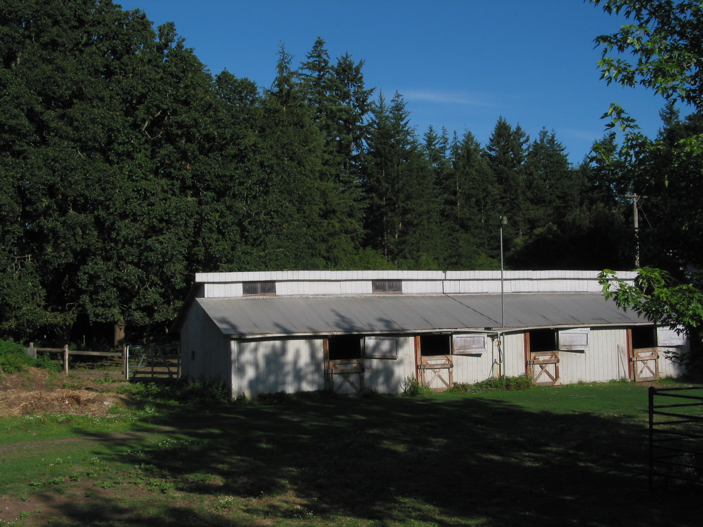 a barn