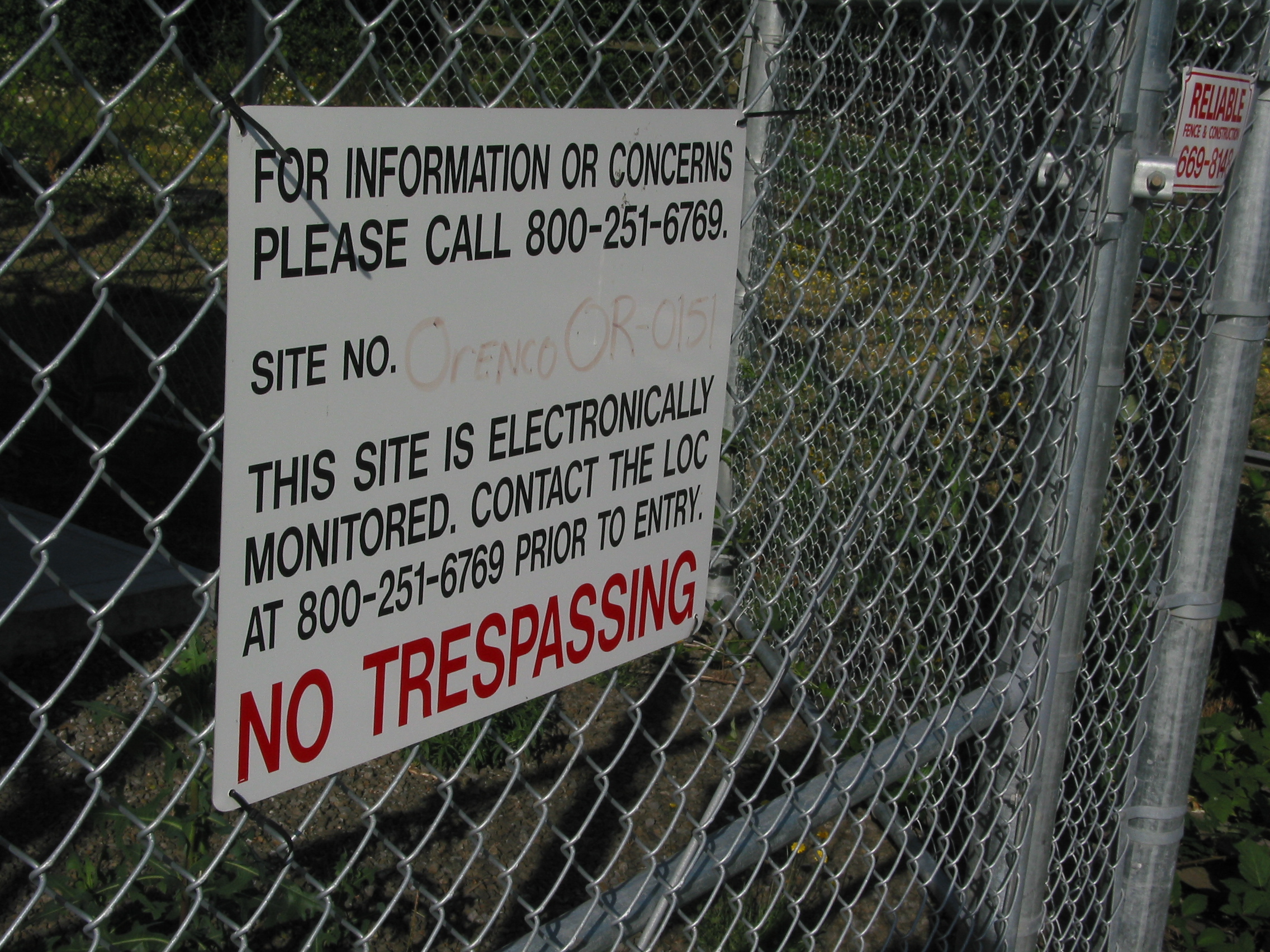 cell site on transmission tower (Nextel; I called and asked)