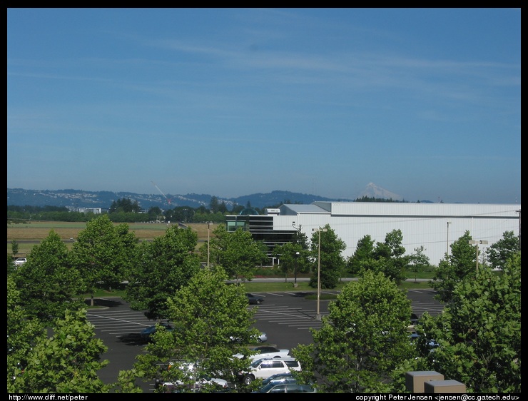 view out of JF3 toward Hillsboro airport