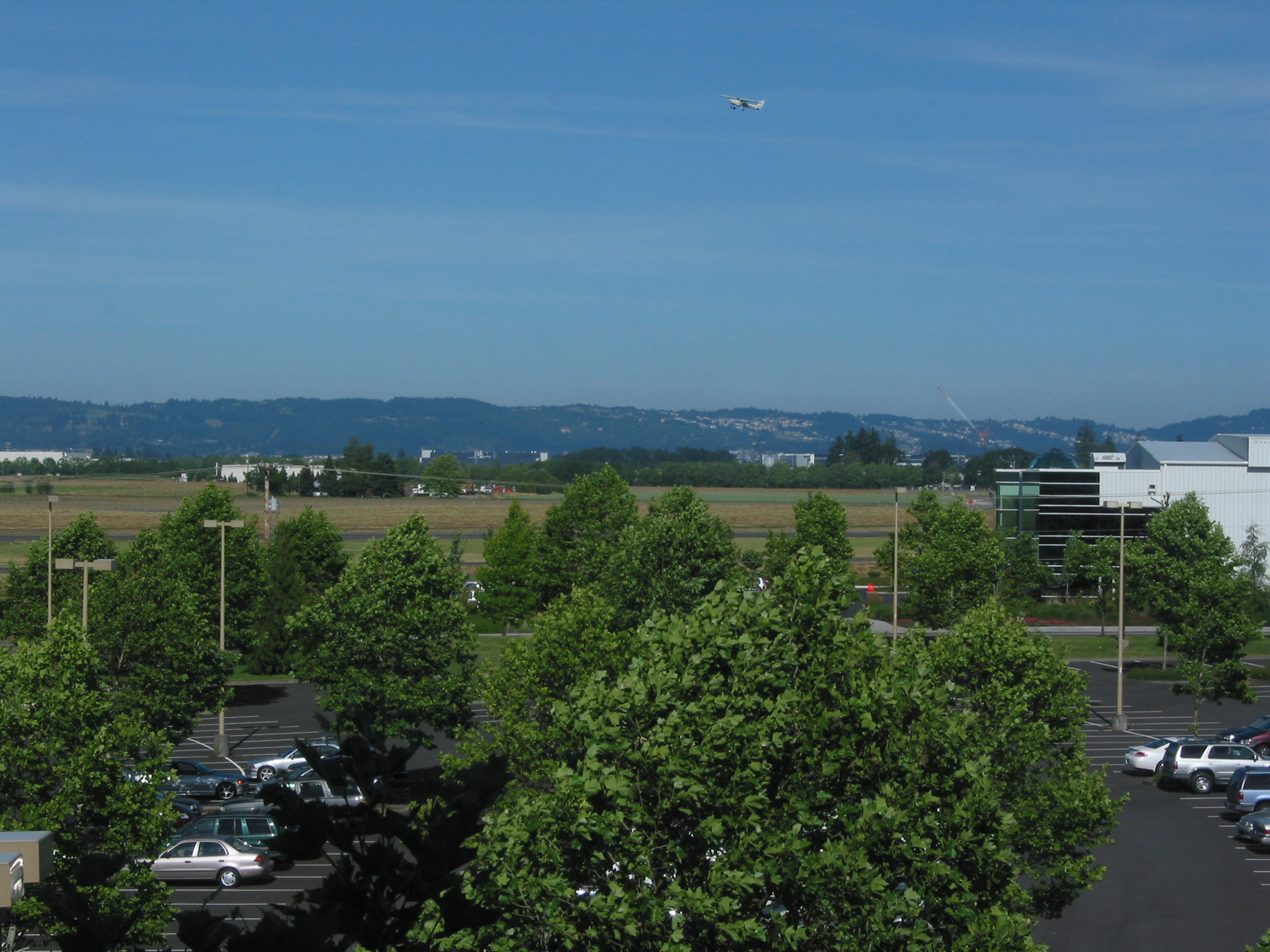 small plane departing