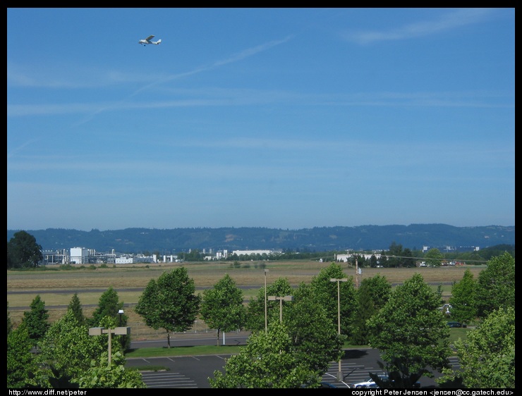 small plane departing