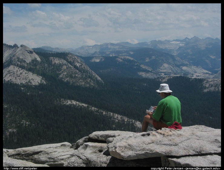 Gil, contemplating the view