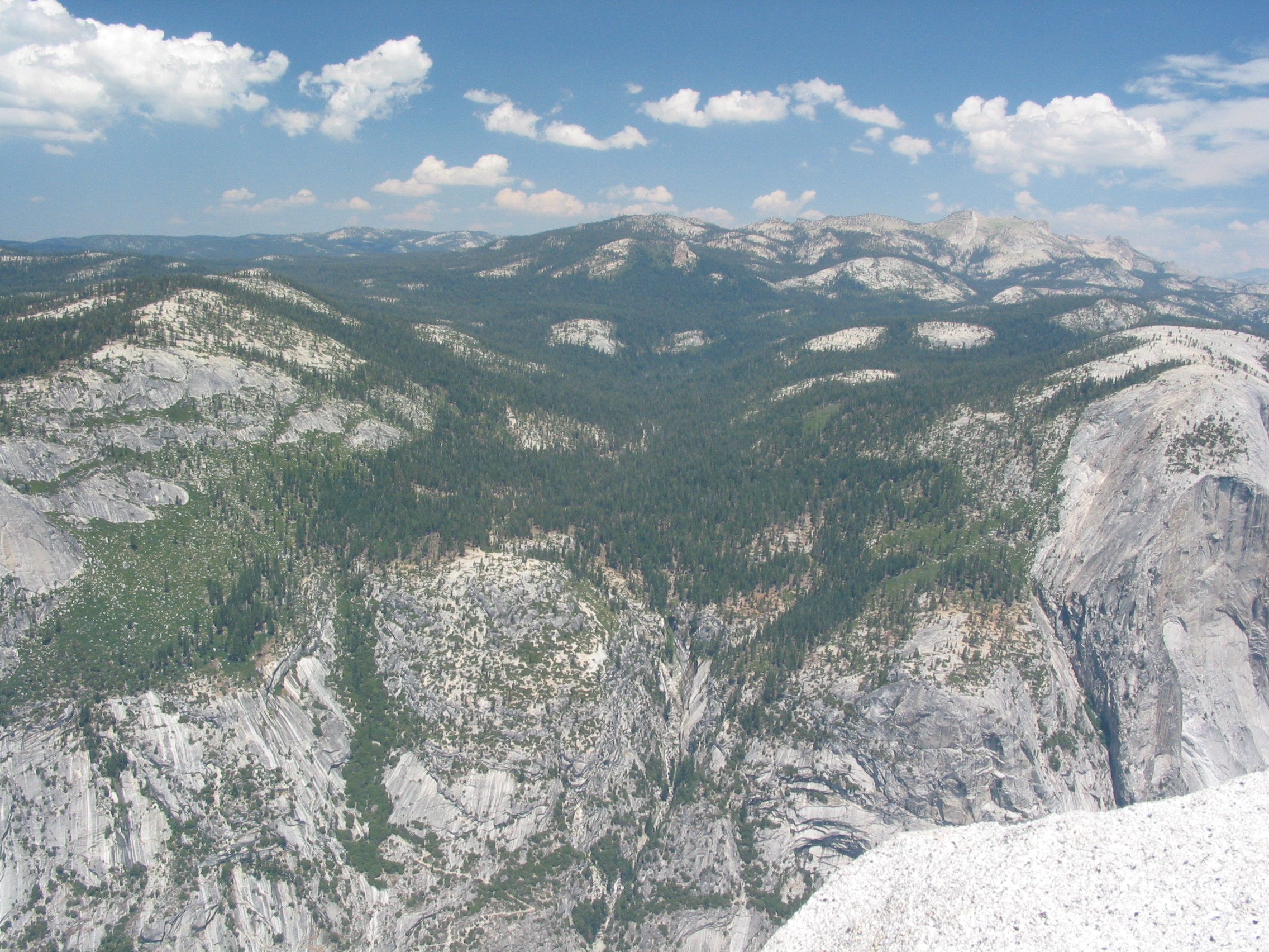 looking away from the Valley