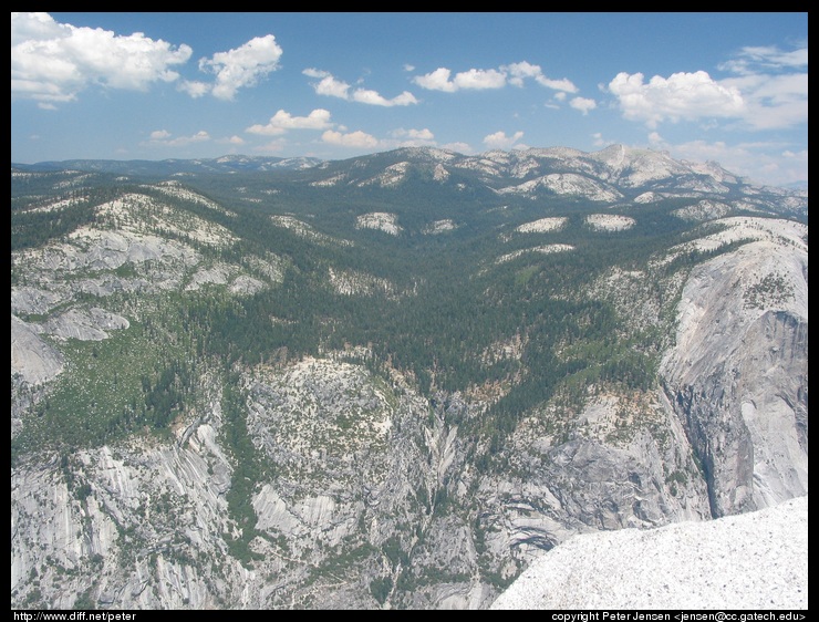 looking away from the Valley