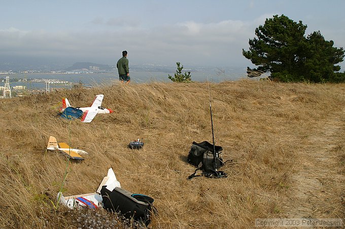 the planes (and radio) we had out there