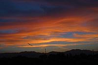 mini-zagi flying over the BMX yard in Tehachapi