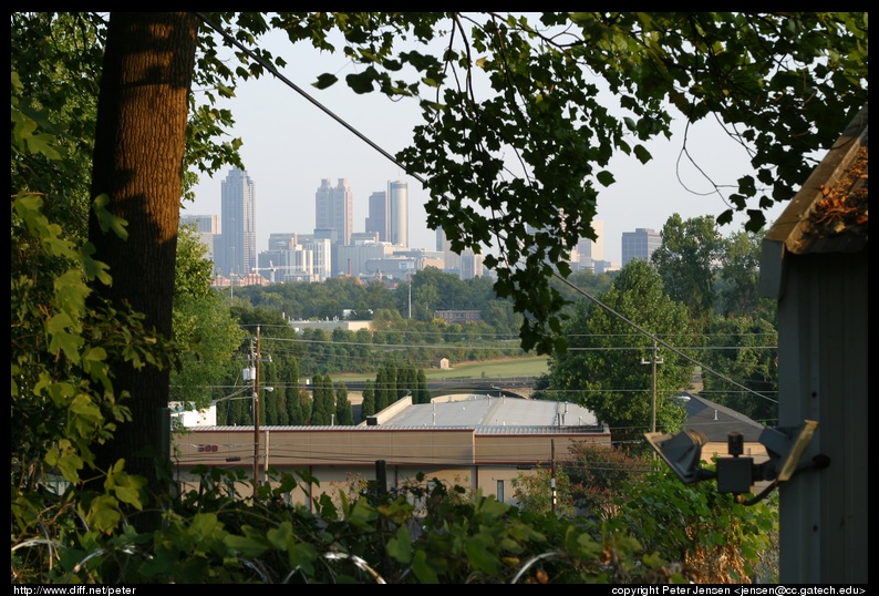 view from tower base N of Bishop street