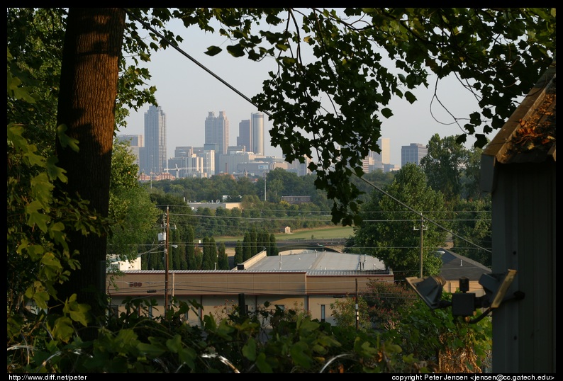 view from tower base N of Bishop street