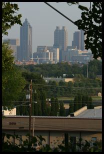 view from tower base N of Bishop street