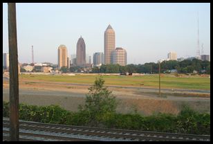 Atlantic station with tracks