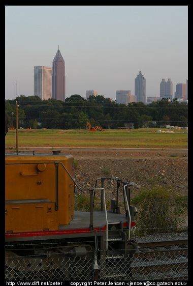 Atlantic station with train