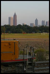 Atlantic station with train