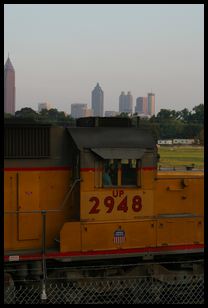 Atlantic station with train