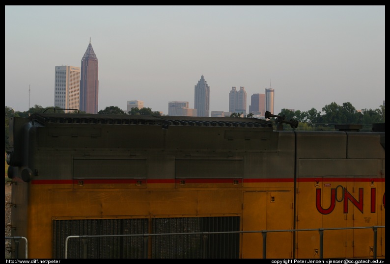 Atlantic station with train