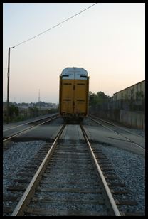 end of the train (and yes, I checked behind me before and during)