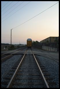 end of the train (and yes, I checked behind me before and during)