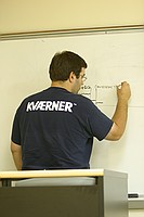 Tim working out the finer points of PL and DCS timing on the whiteboard