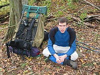 Mike_B and my pack taking a rest after a long walk